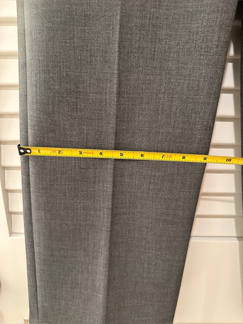 Aritzia Babaton Agency Pant Heather Charcoal Gray Size 4 NWOT - Picture 9 of 11